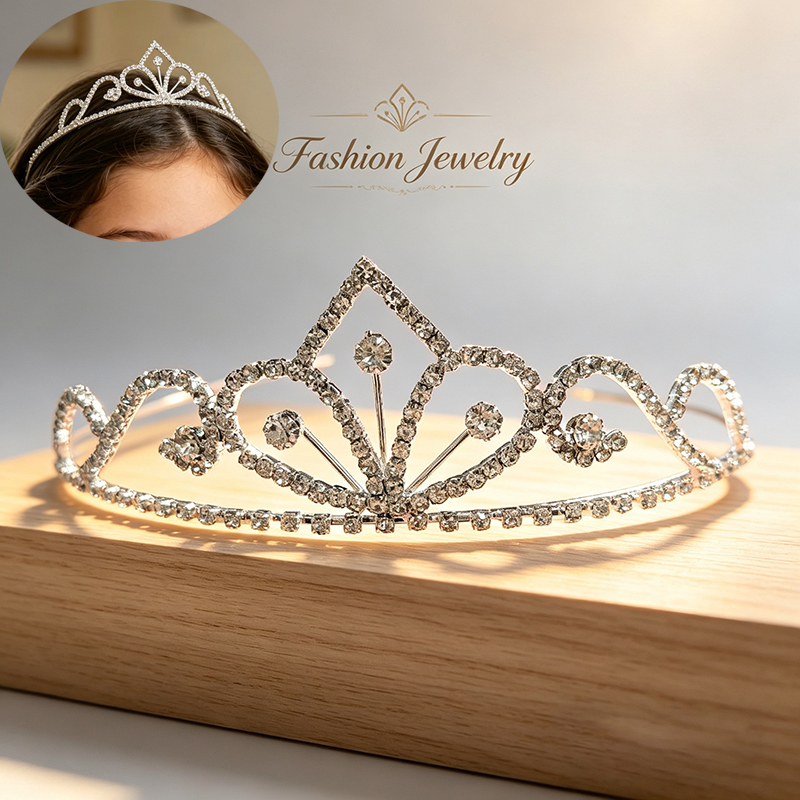 Silver Color Rhinestone Bridal - Women'S Vintage Accessories ulasan dan harga