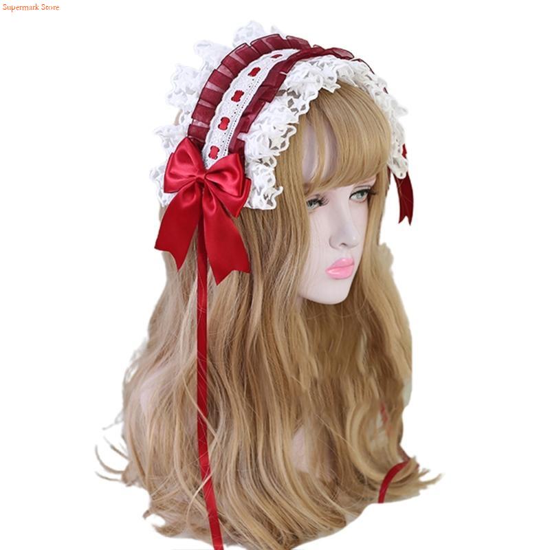 Q5WE Star Lace Ribbon Bowknot  - Women Accessories App ulasan dan harga