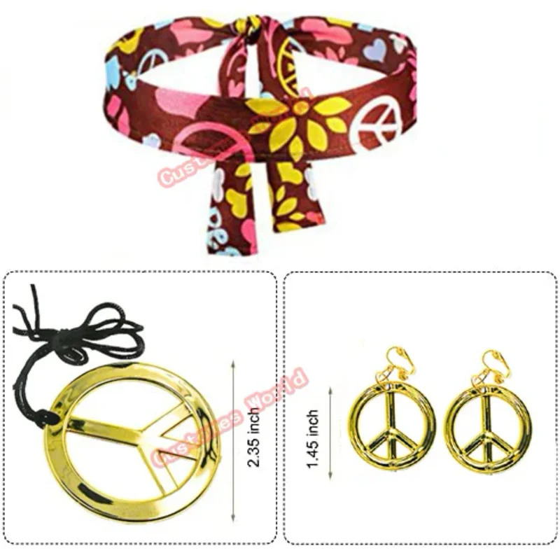 2026 Peace Love Women Party 60 - Women'S Accessories In The 60S ulasan dan harga