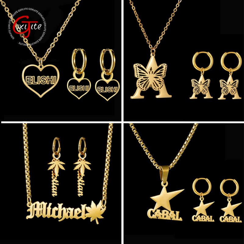 Goxijite Customized Name Earri - Women Accessories Name ulasan dan harga