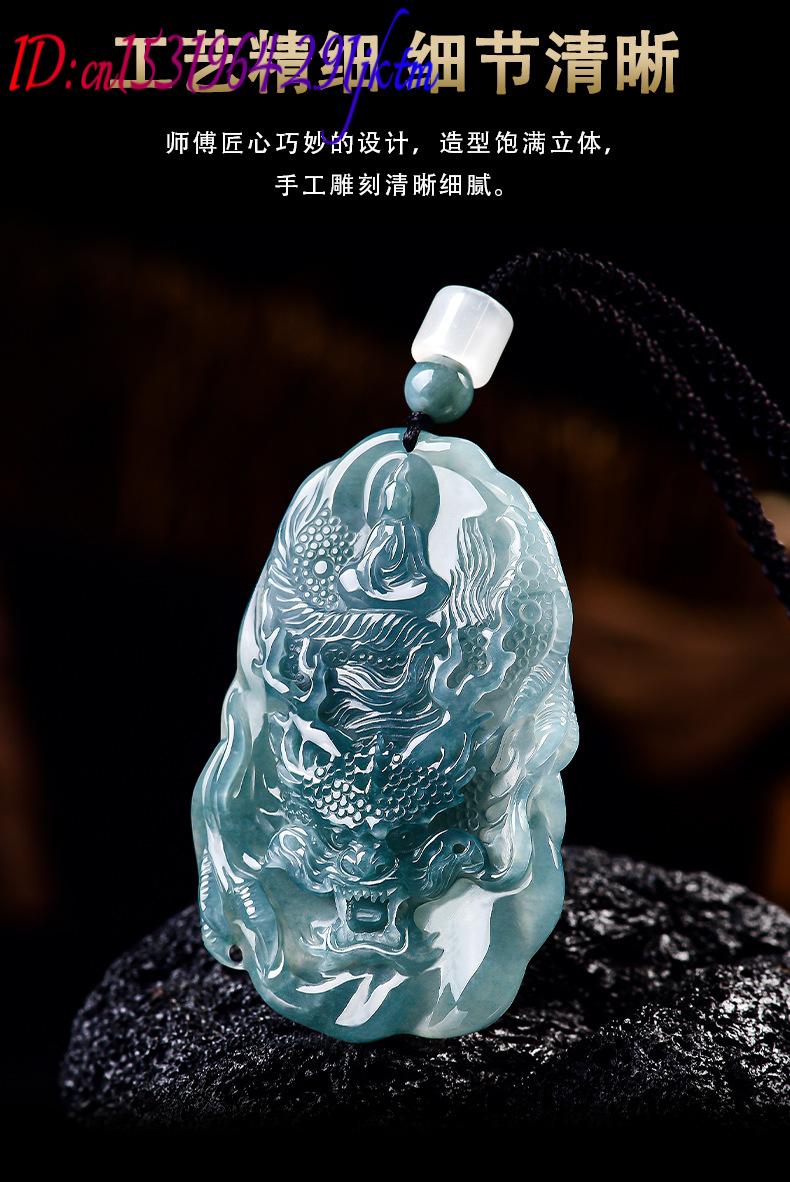 Natural Burmese Jadeite Dragon - Women'S Vintage Accessories ulasan dan harga