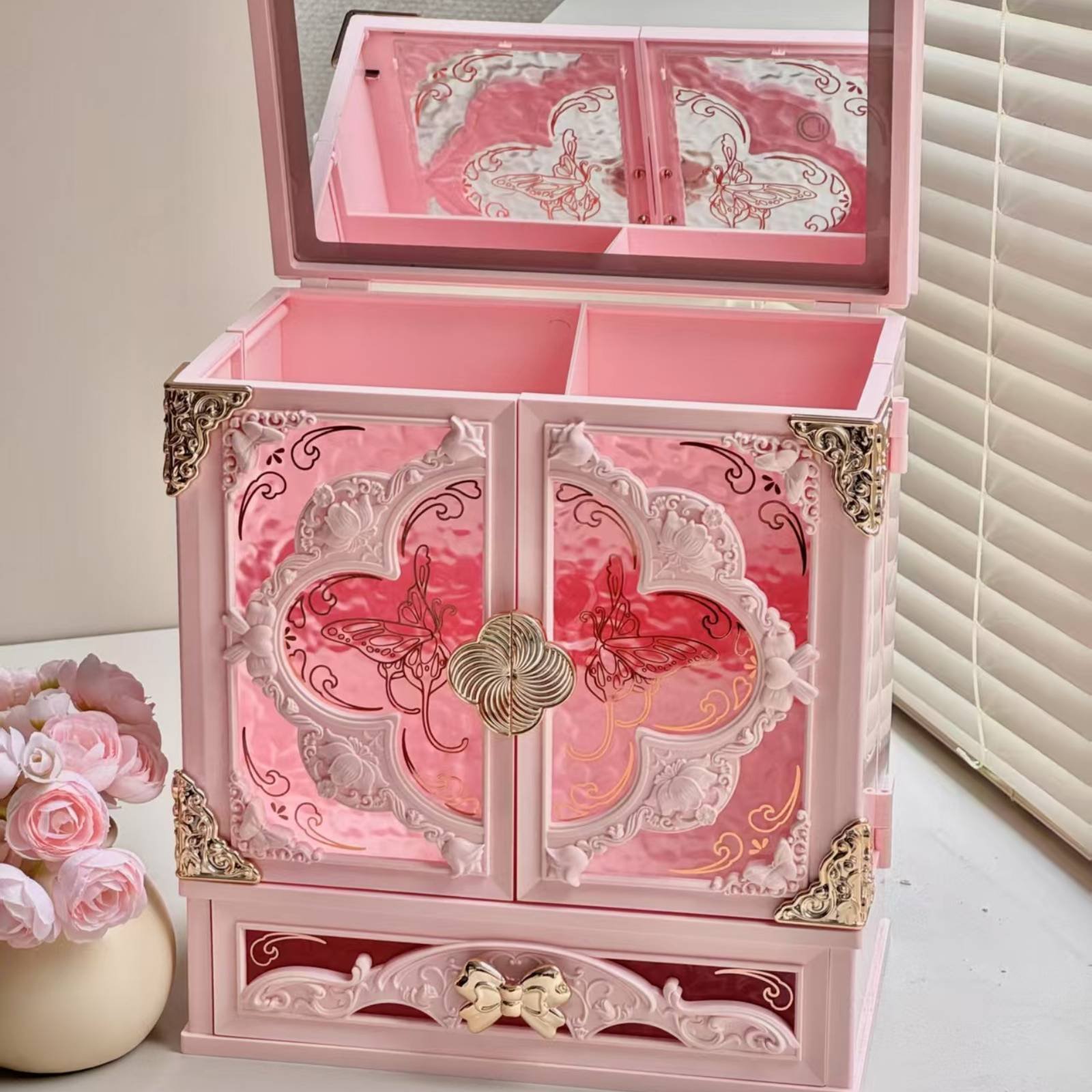Llluminated Makeup Organizer M - Women Accessories List ulasan dan harga