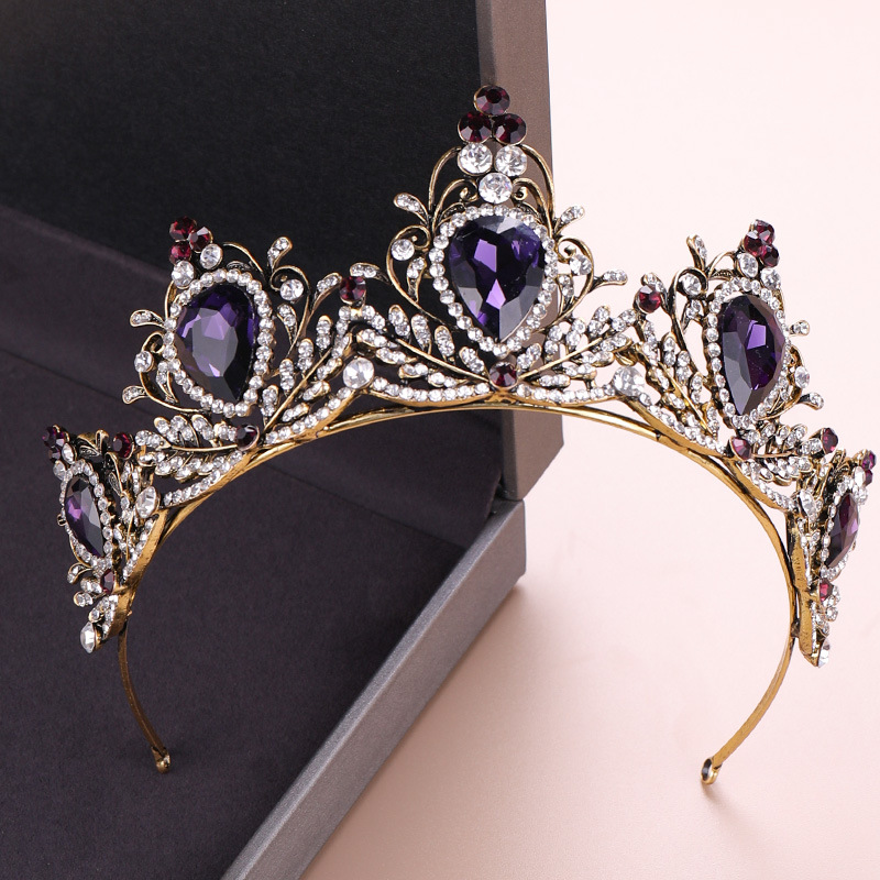 Elegant Crown Headpiece Baroqu - Women'S Vintage Accessories ulasan dan harga