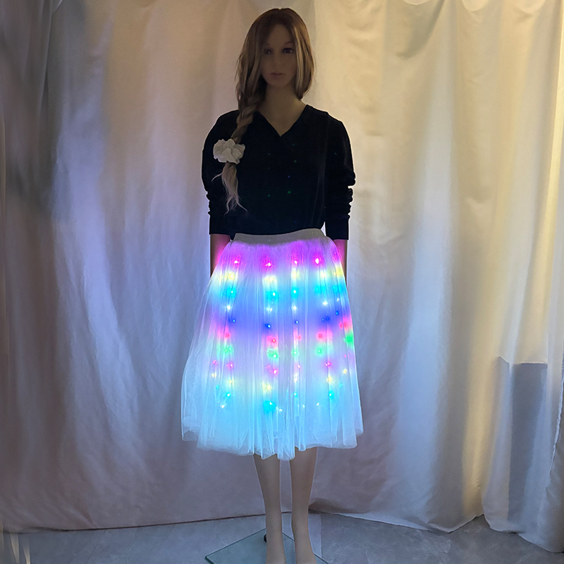 LED Dance Skirt Belly Dance Pe - Women Accessories App ulasan dan harga