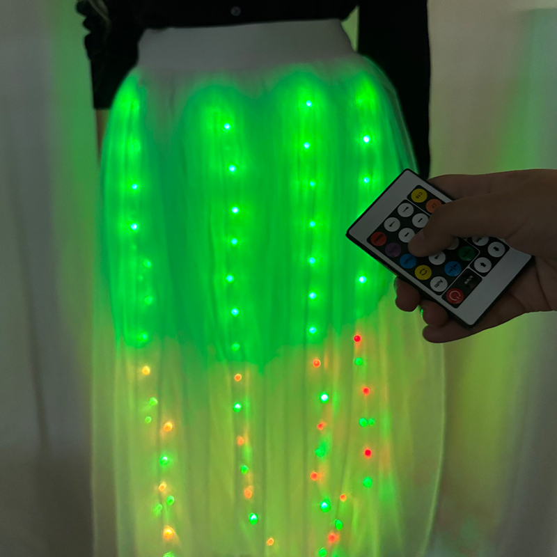 LED Dance Skirt Belly Dance Pe - Women Accessories App ulasan dan harga