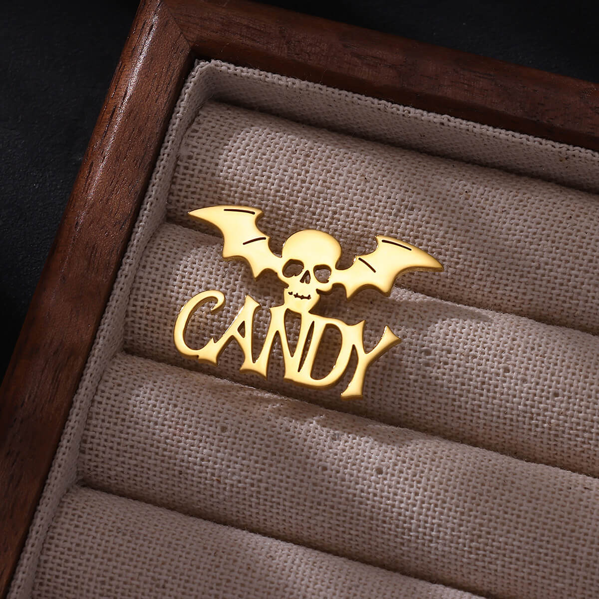 Customized Name Skeleton Bat B - Women Accessories Name ulasan dan harga