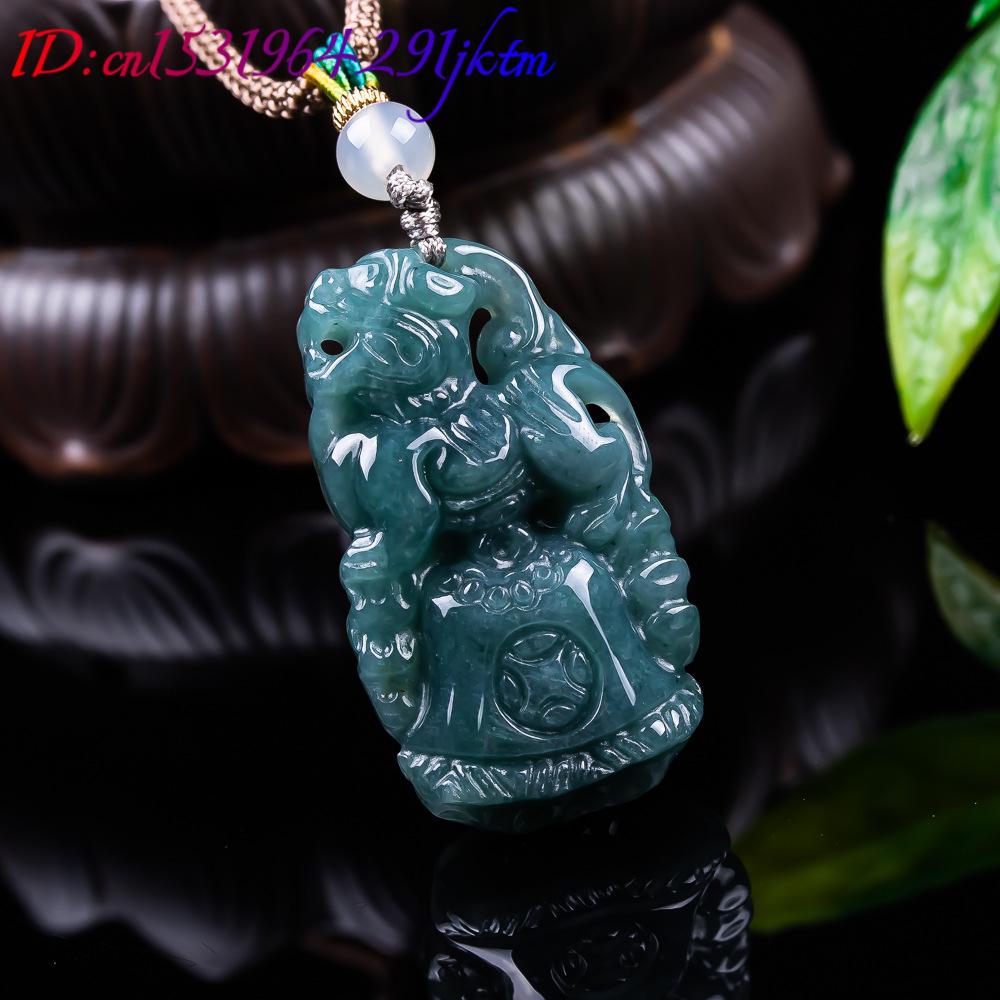 Burmese Jadeite Pixiu Pendant  - Women'S Vintage Accessories ulasan dan harga