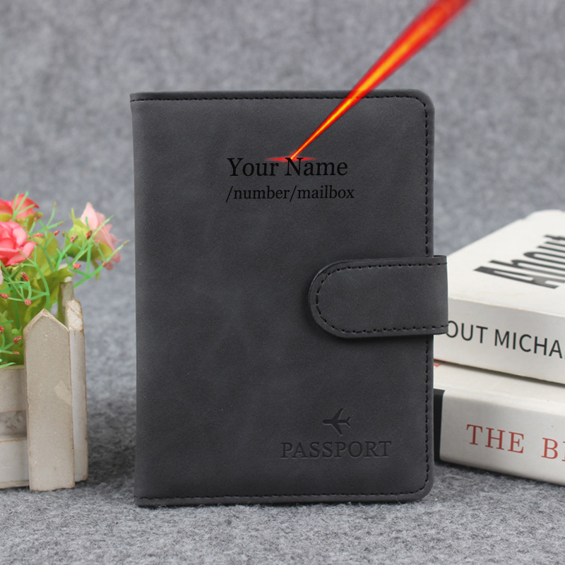 Magnetic Button Passport Cover - Women Accessories Name ulasan dan harga