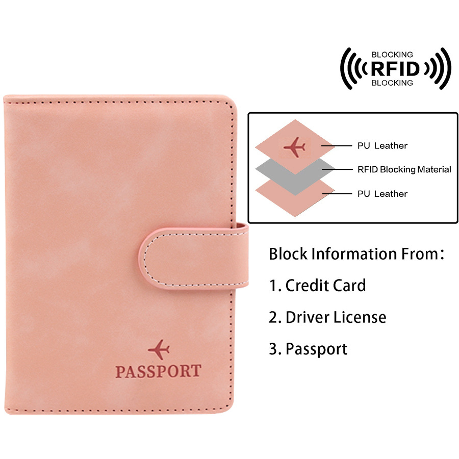 Magnetic Button Passport Cover - Women Accessories Name ulasan dan harga