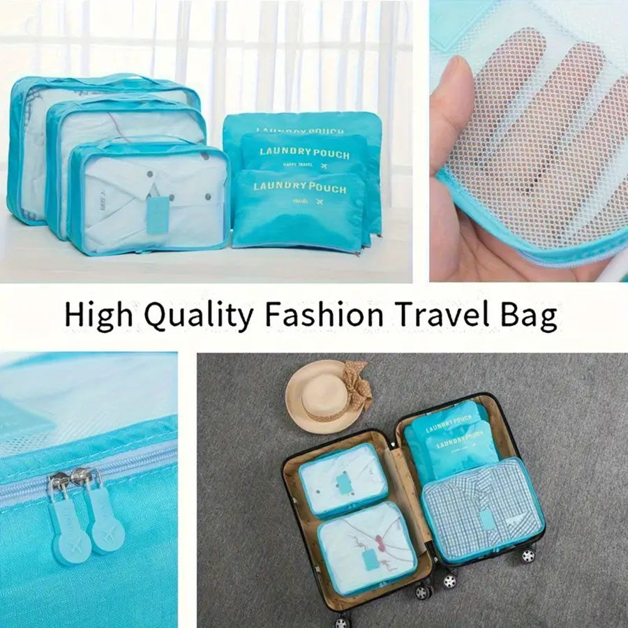 6pcs Travel Organizer Storage  - Women Accessories List ulasan dan harga