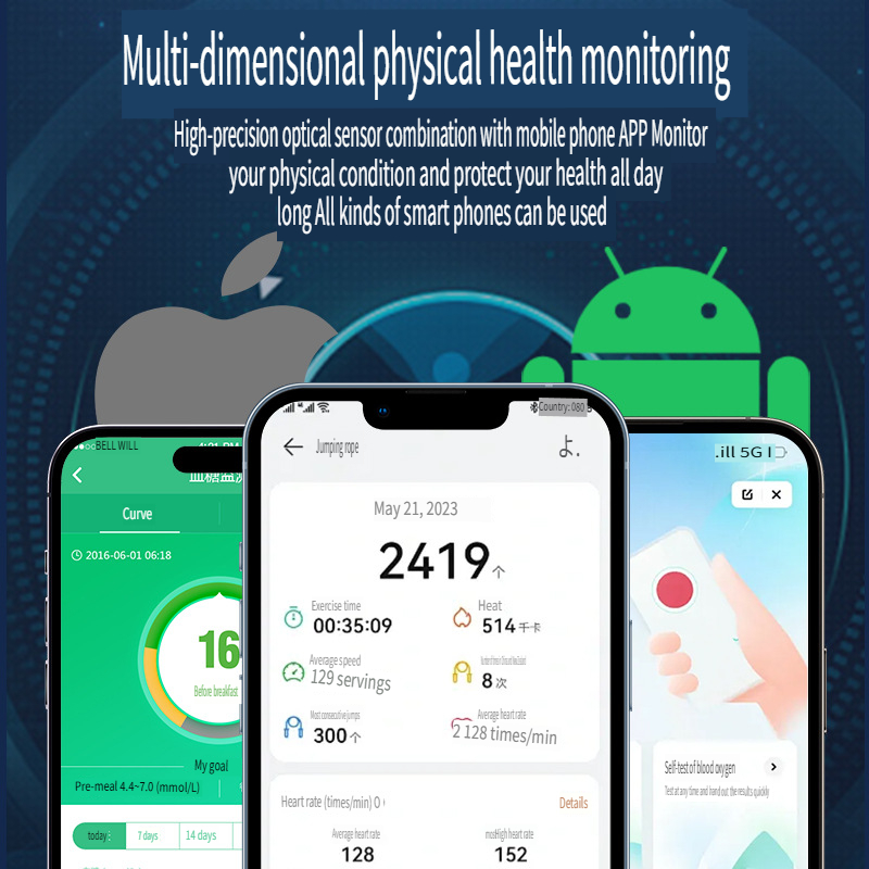 Smart Ring Bluetooth Health Tr - Women Accessories App ulasan dan harga