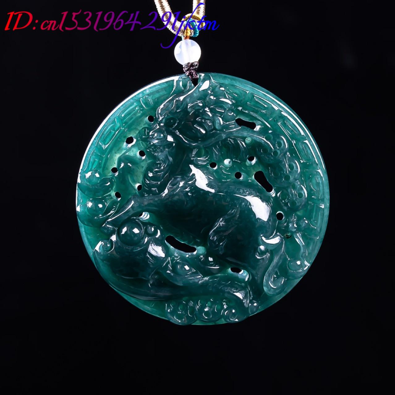 Burmese Jadeite Dragon Pendant - Women'S Vintage Accessories ulasan dan harga