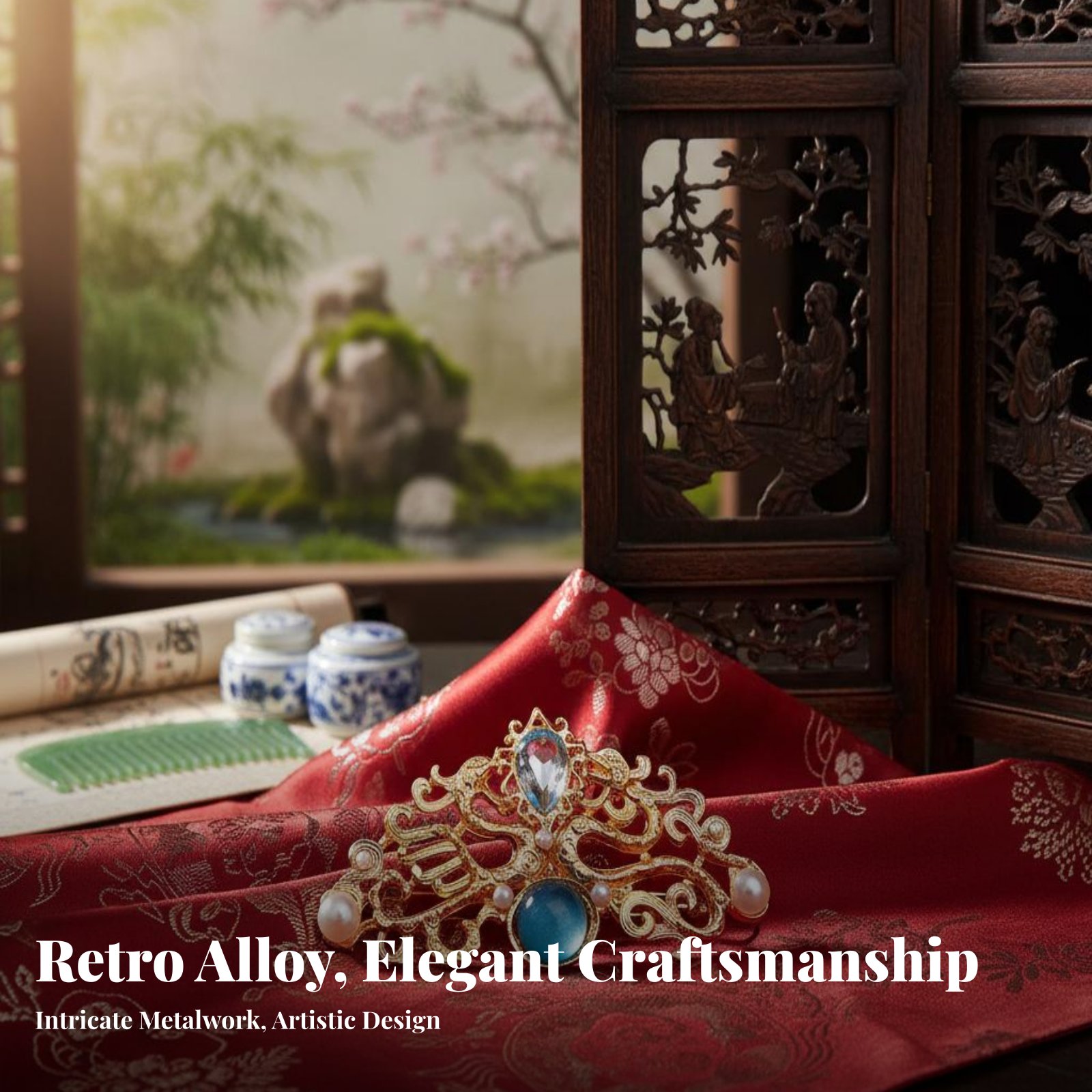 Chinese Traditional Hair Acces - Women'S Vintage Accessories ulasan dan harga