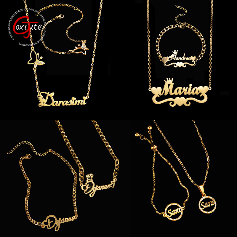 Goxijite Customize Name Neckla - Women Accessories Name ulasan dan harga