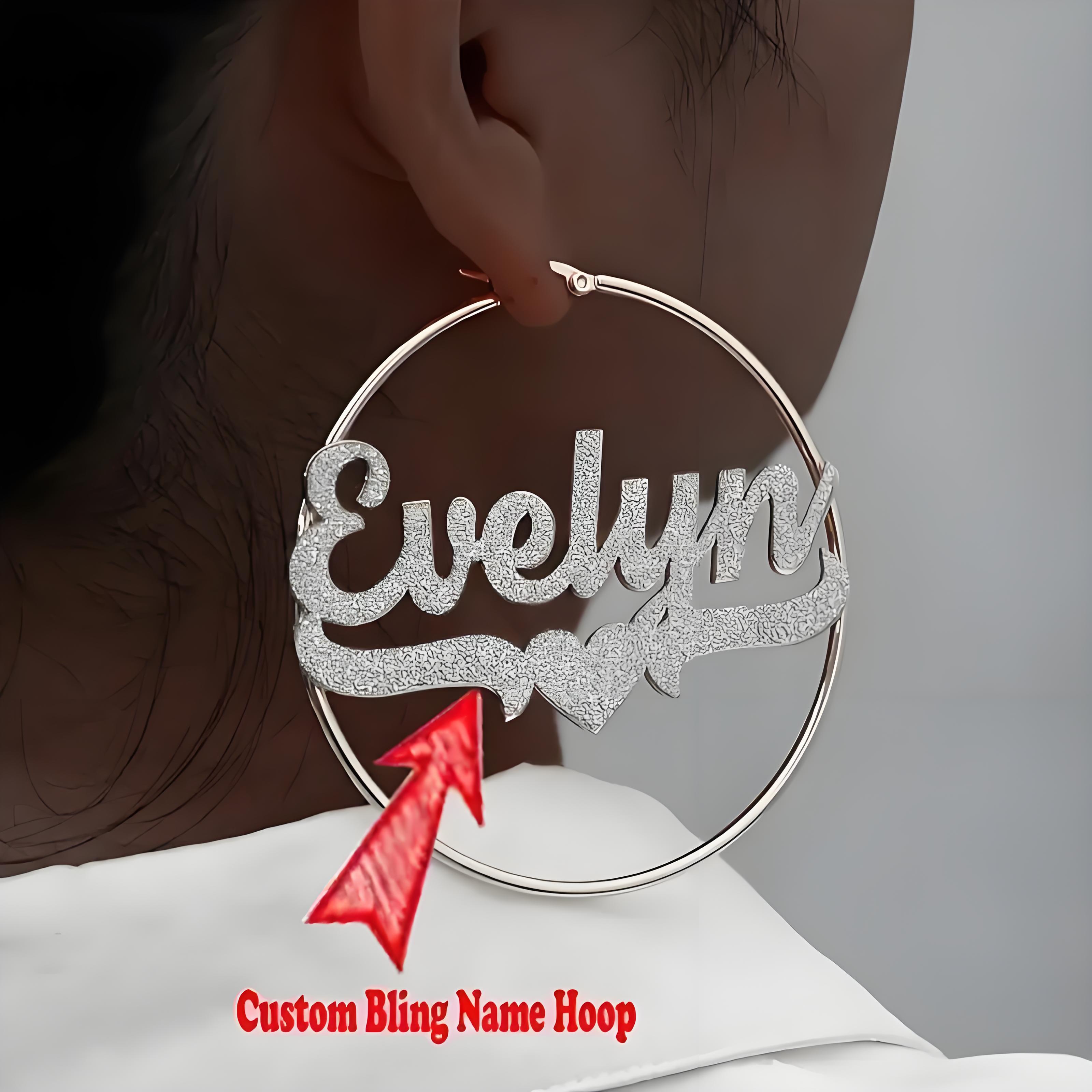 Personalized Sandblasted Name  - Women Accessories Name ulasan dan harga