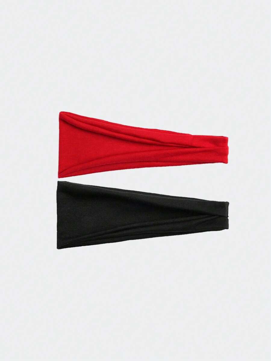 2pcs Solid Color Sports Yoga H - Women'S Running Accessories ulasan dan harga