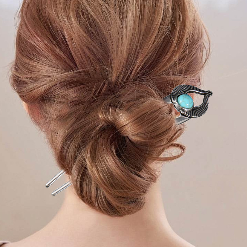 Egypt Turquoise U Shape Hair F - Women'S Egyptian Accessories ulasan dan harga