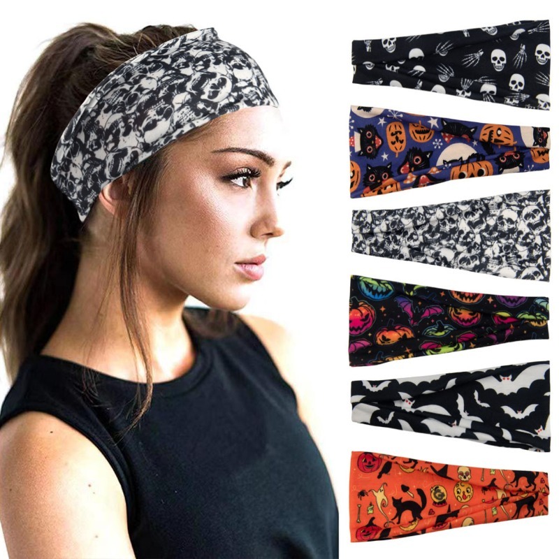 Bohemian Printed Skull Pumpkin - Women'S Running Accessories ulasan dan harga