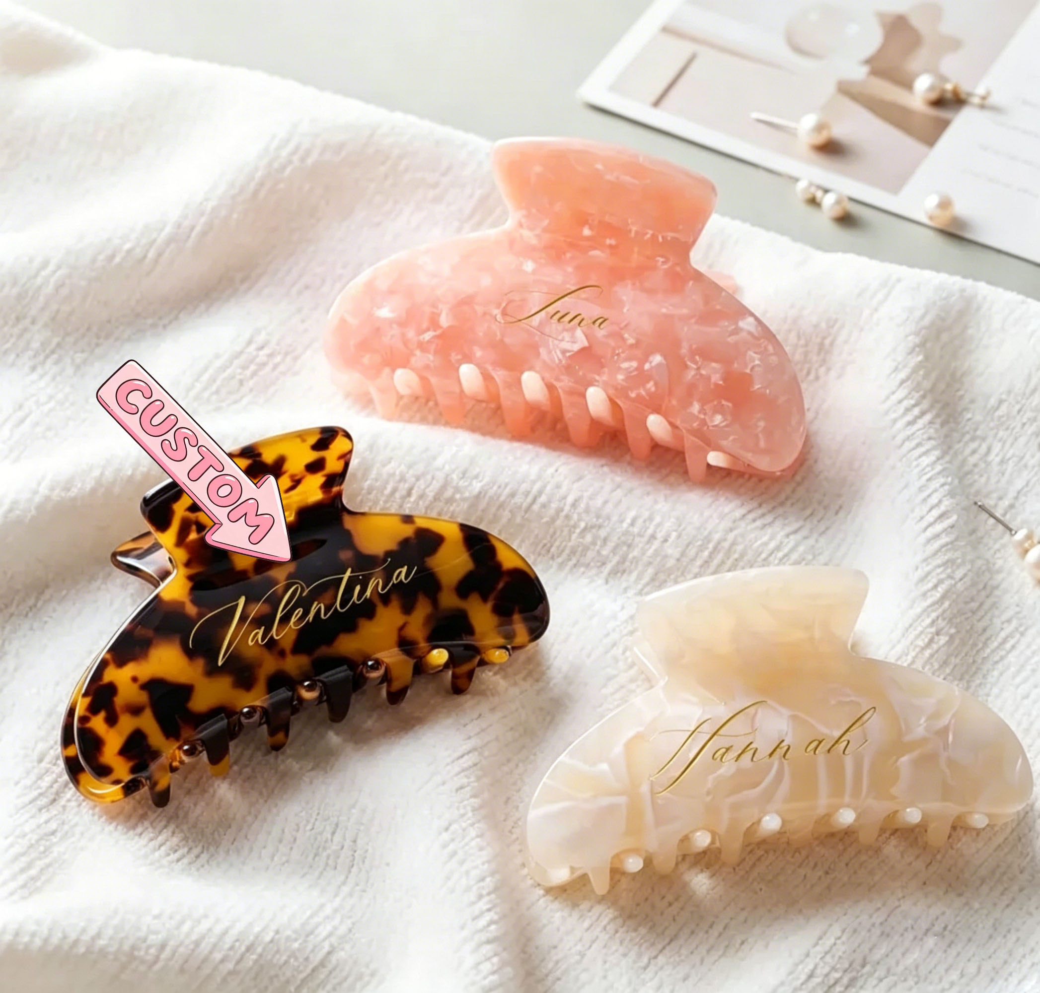 Personalized Leopard Print Hai - Women Accessories Name ulasan dan harga