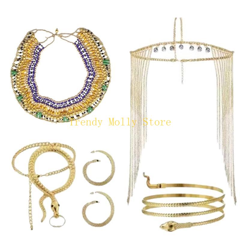 N5KB Egyptian Dress Up Accesso - Women'S Egyptian Accessories ulasan dan harga