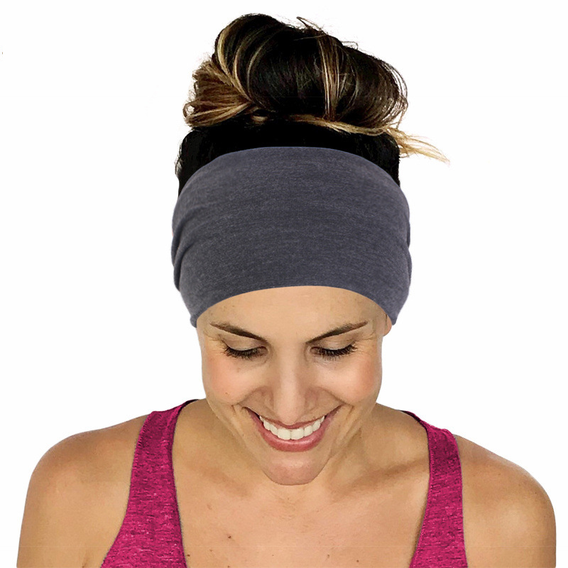 Solid Color Unisex Headband El - Women'S Running Accessories ulasan dan harga
