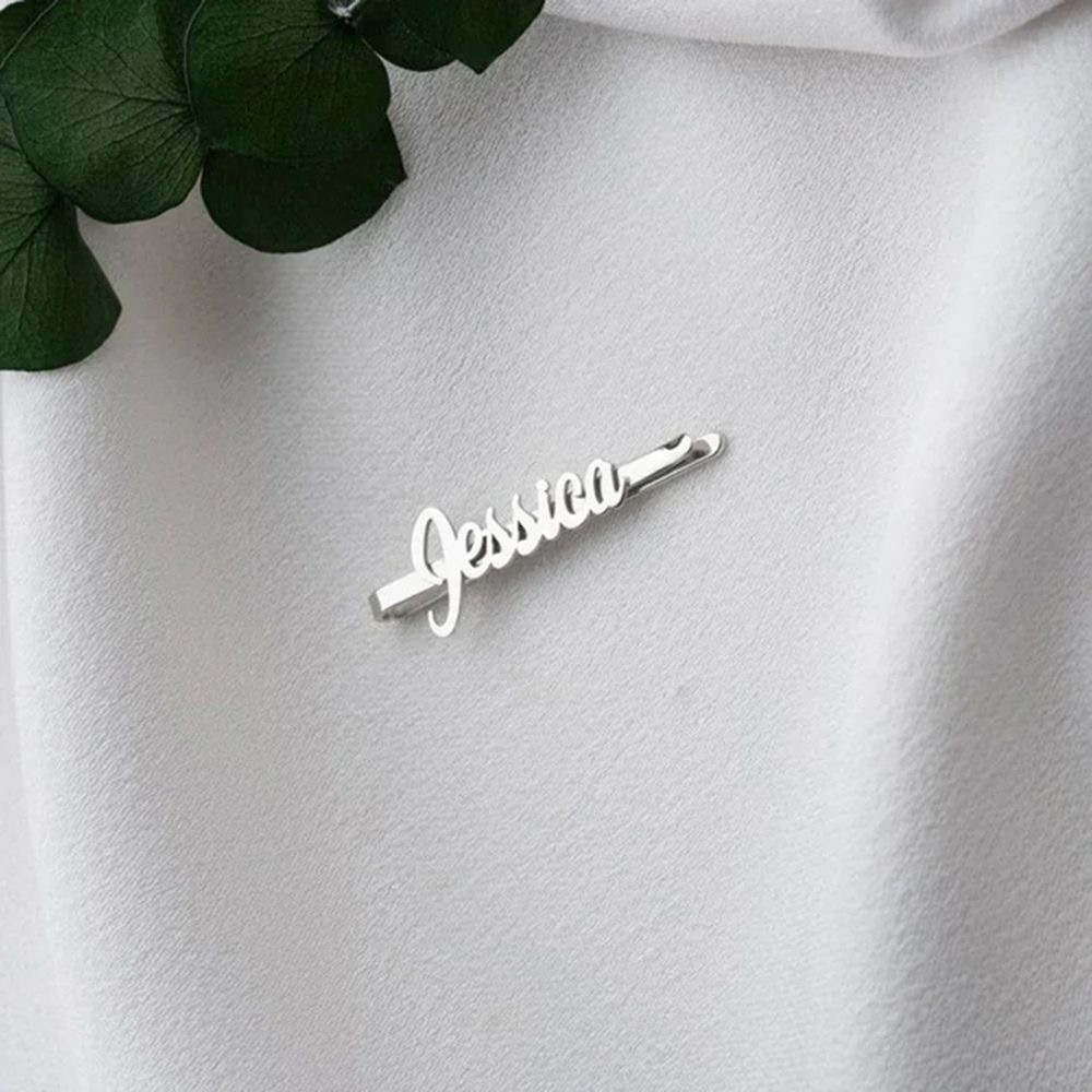 Custom Name Hair Clips Fashion - Women Accessories Name ulasan dan harga